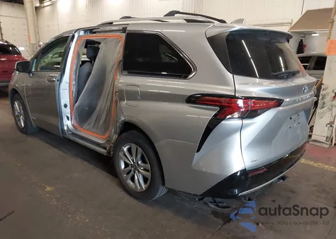 2021 Toyota Sienna Limited из США, поврежденный, VIN 5TDZSKFC8MS010390